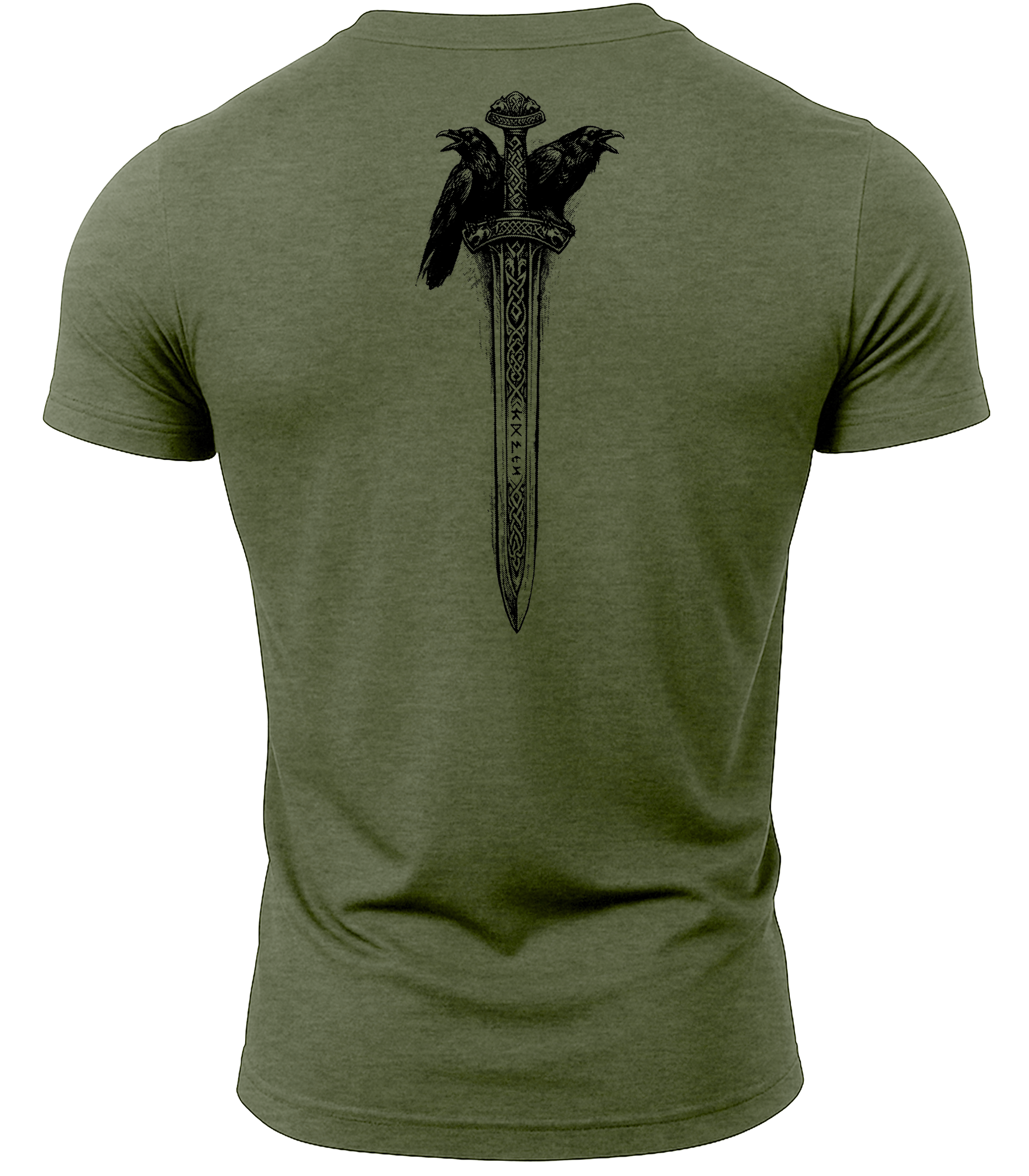 Heather Military Green | Back