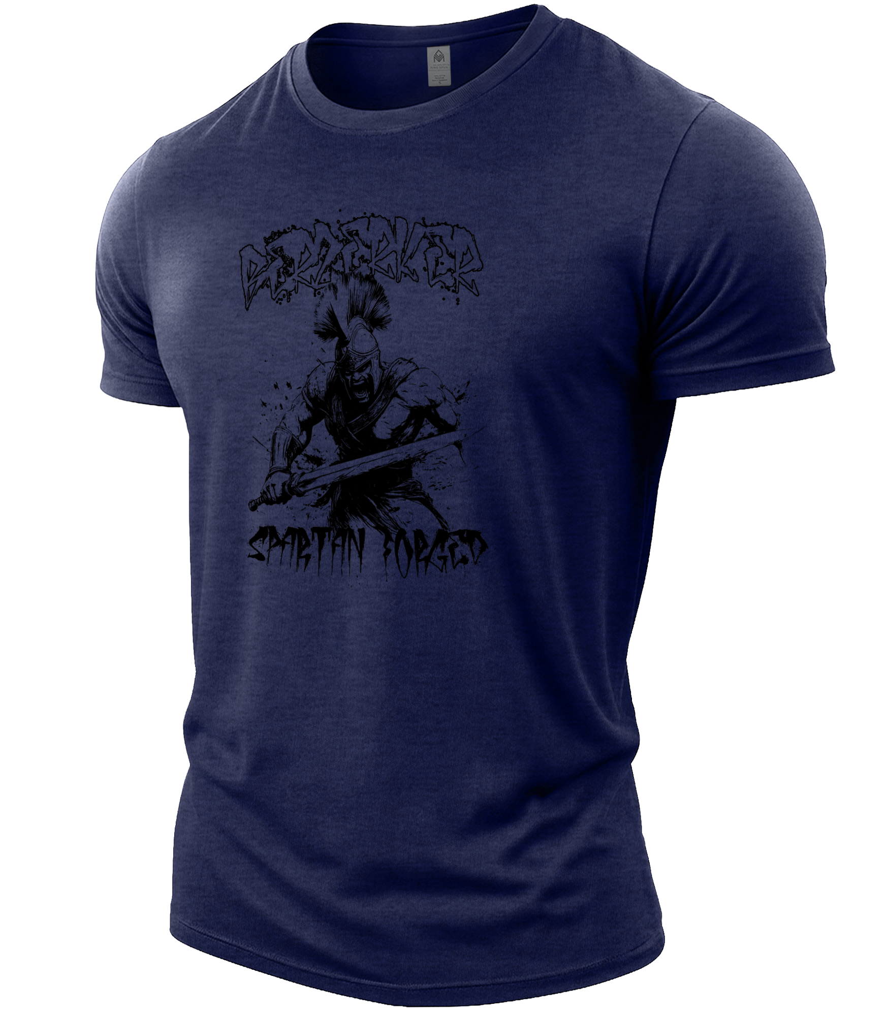 Heather Navy | Angle