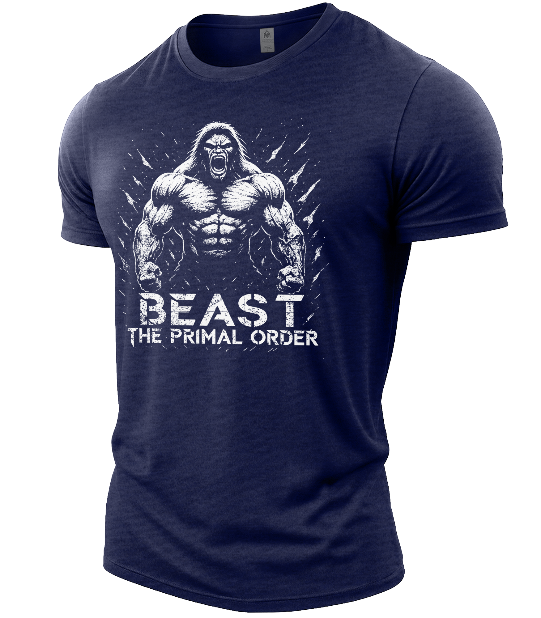 Heather Navy | Angle