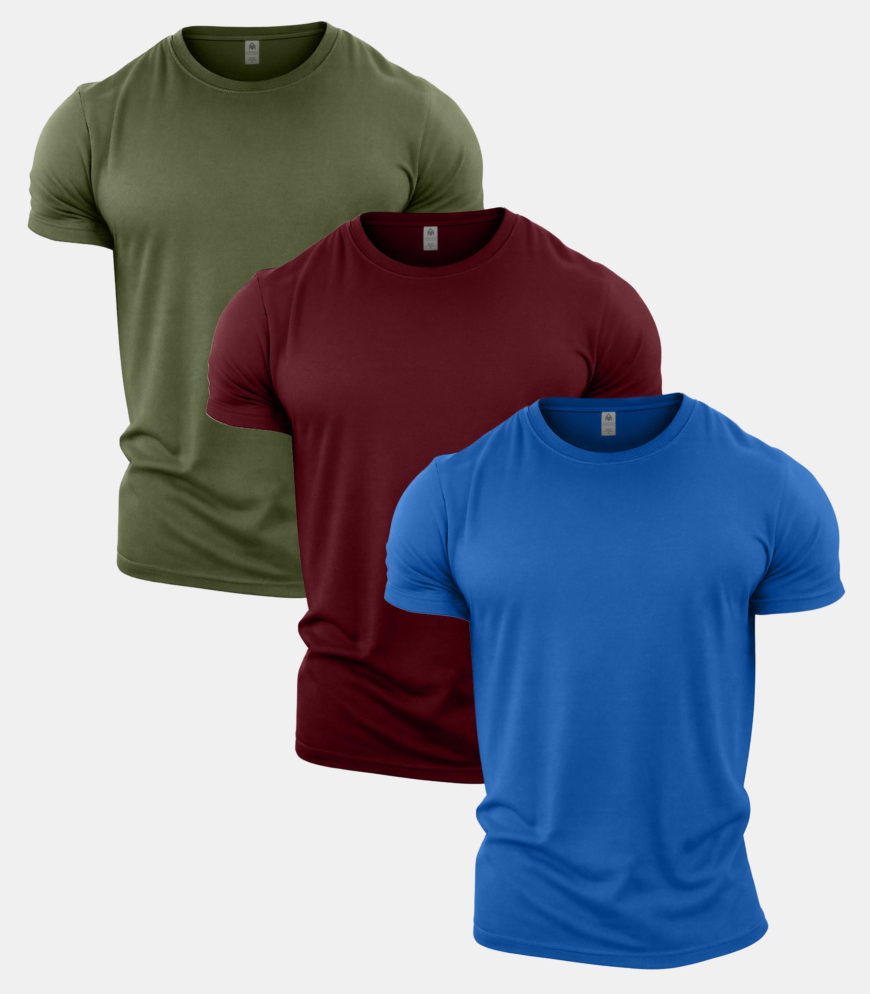 Multi Colour Crew Neck Gym T-Shirt 3 Pack