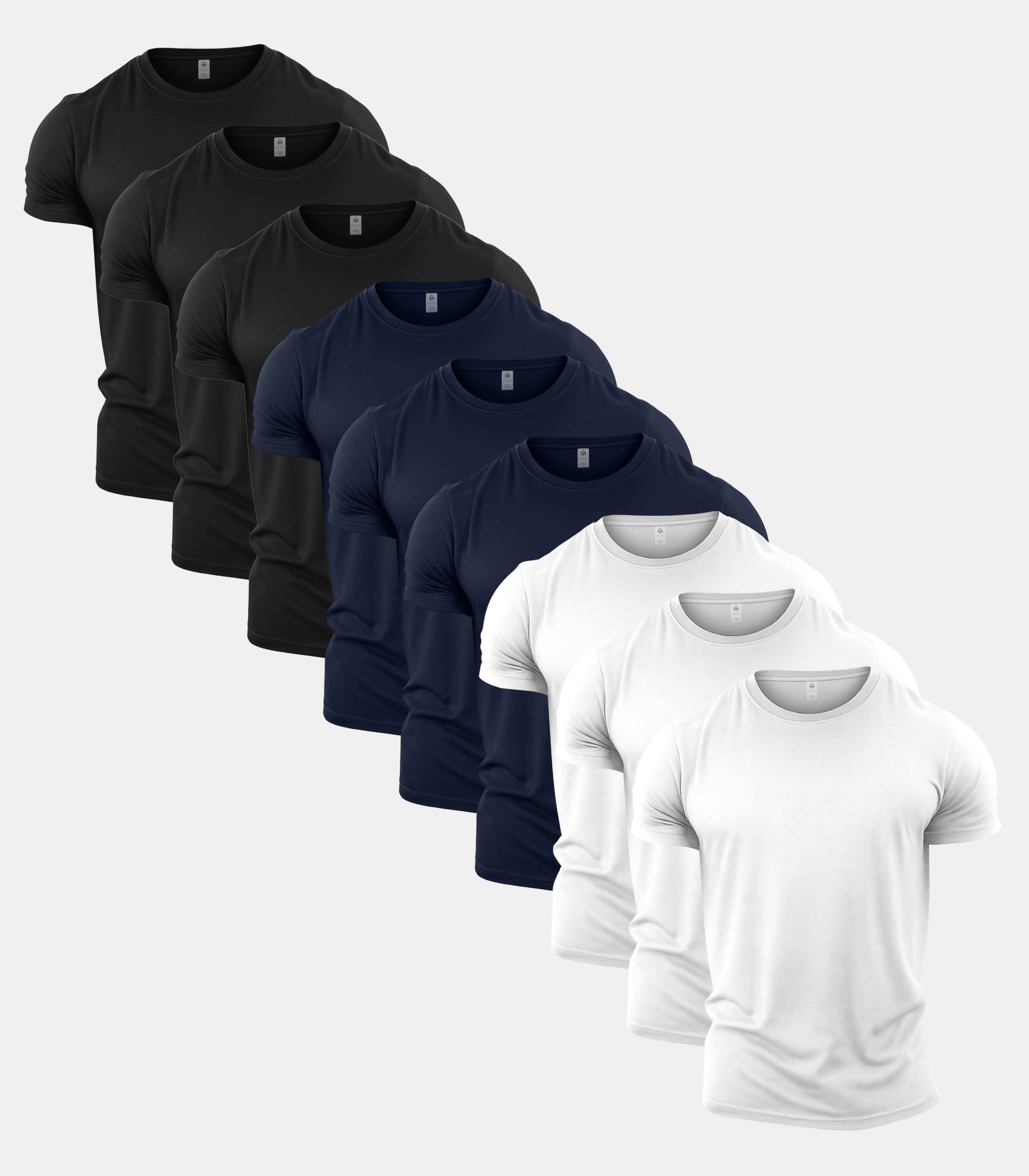 Standard Crew Neck T-Shirt 9 Pack