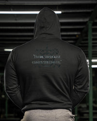 Atlas Strength From Struggle Comes Strength - Gym Hoodie