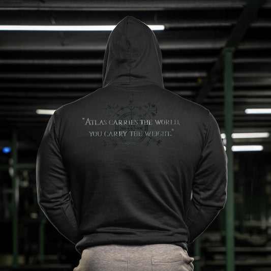 Atlas Strength Carry The Weight - Gym Hoodie