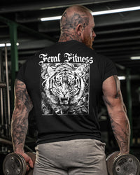 Feral Fitness Tiger - Gym T-Shirt