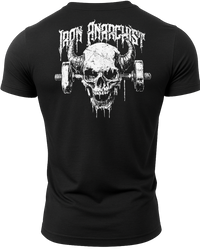GYMTIER-IRONANARCHISTSSKULLBARBELL-GD001 - BLAC