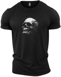 GYMTIER-SKULLPIXELLATED-GD001 - BLAC