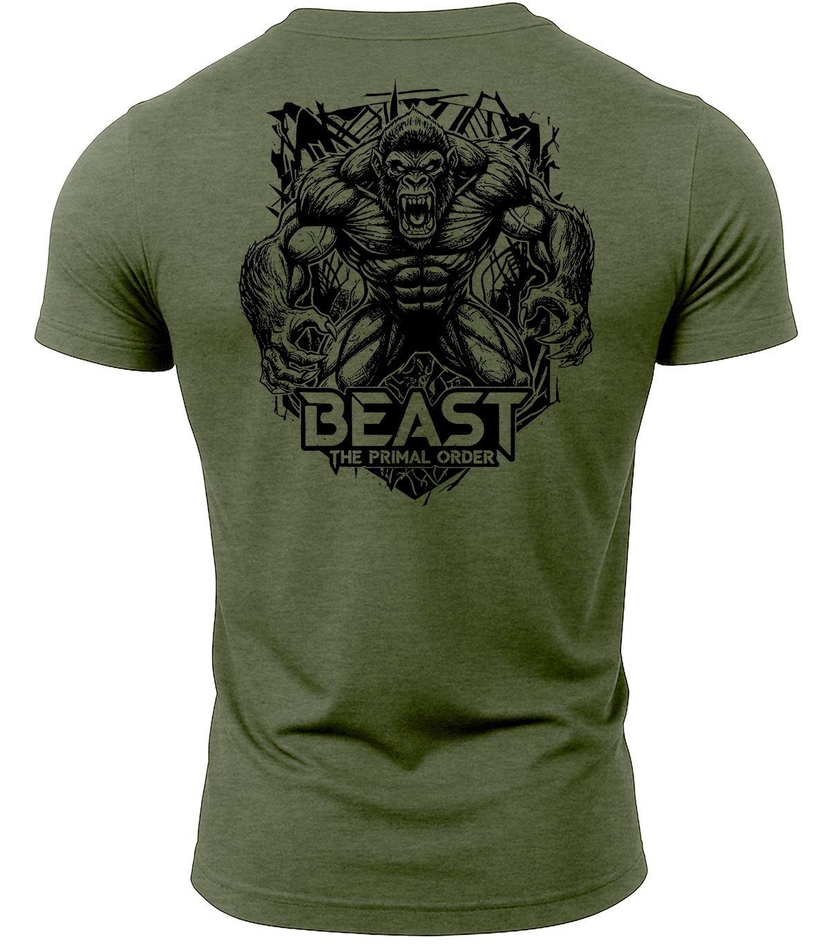 Heather Military Green | Back