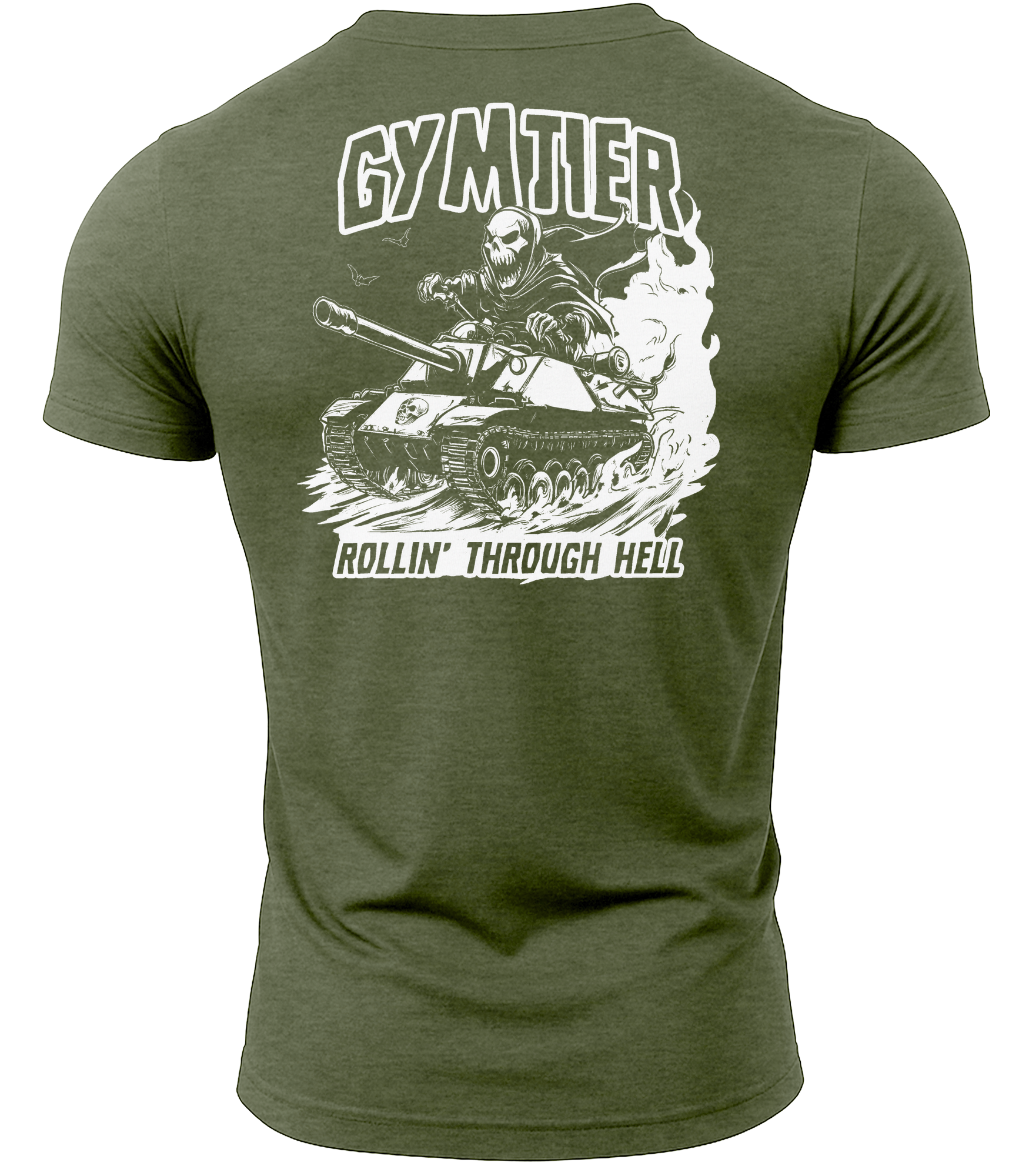 Heather Military Green | Back