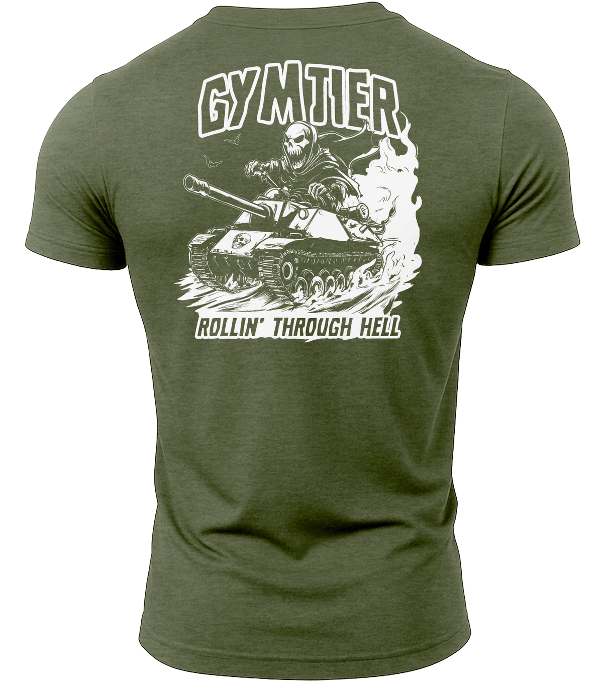 Heather Military Green | Back