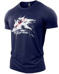 Heather Navy | Angle