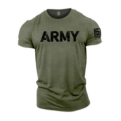 Army - Gymtier Barbell Division Gym T-Shirt