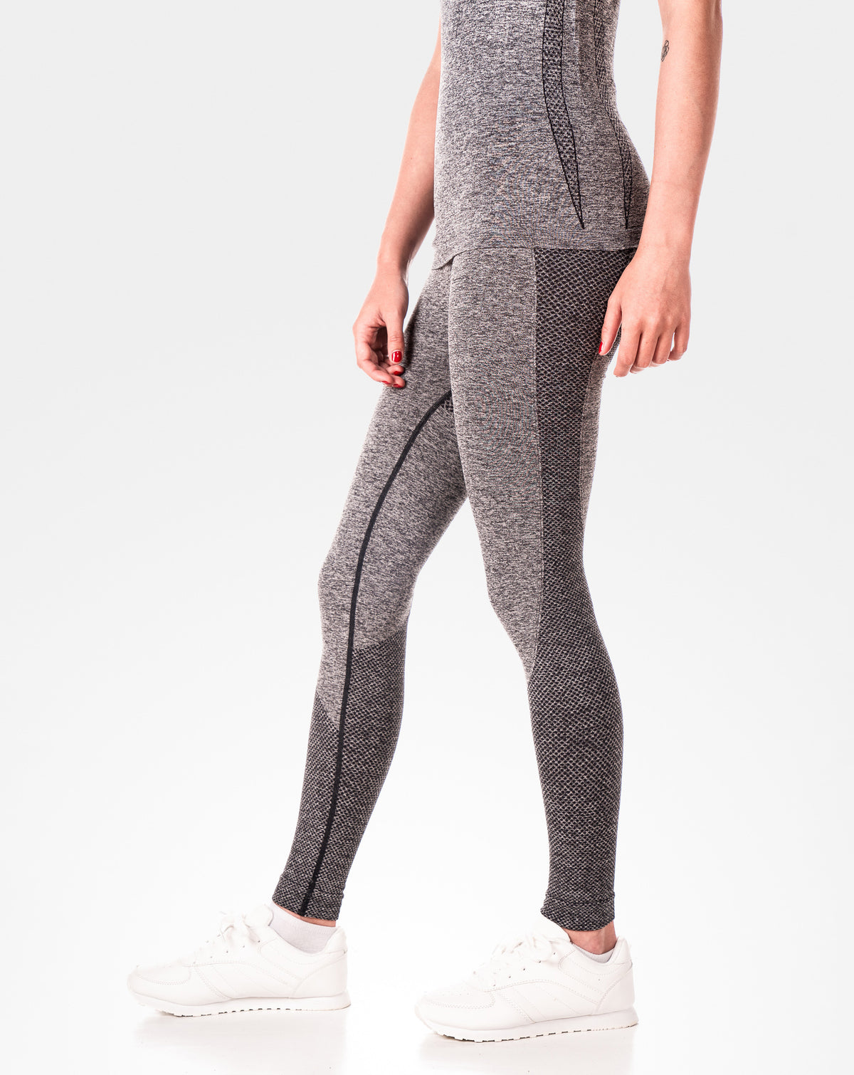 Womens Sculpt Grey Leggings