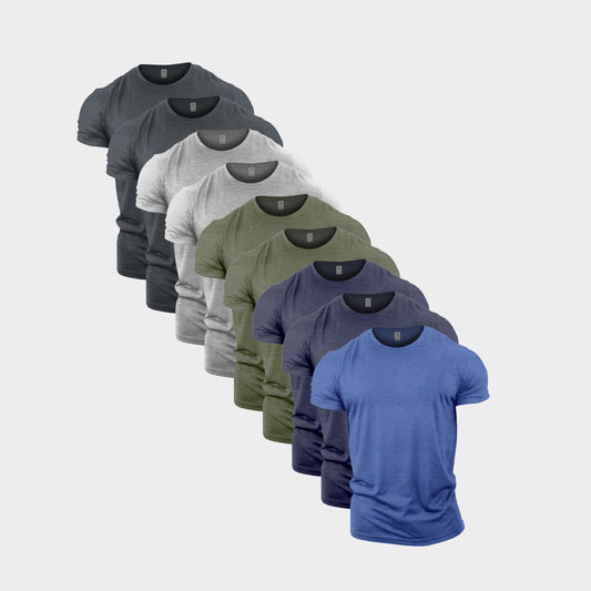 All Heather Crew Neck T-Shirt 9 Pack