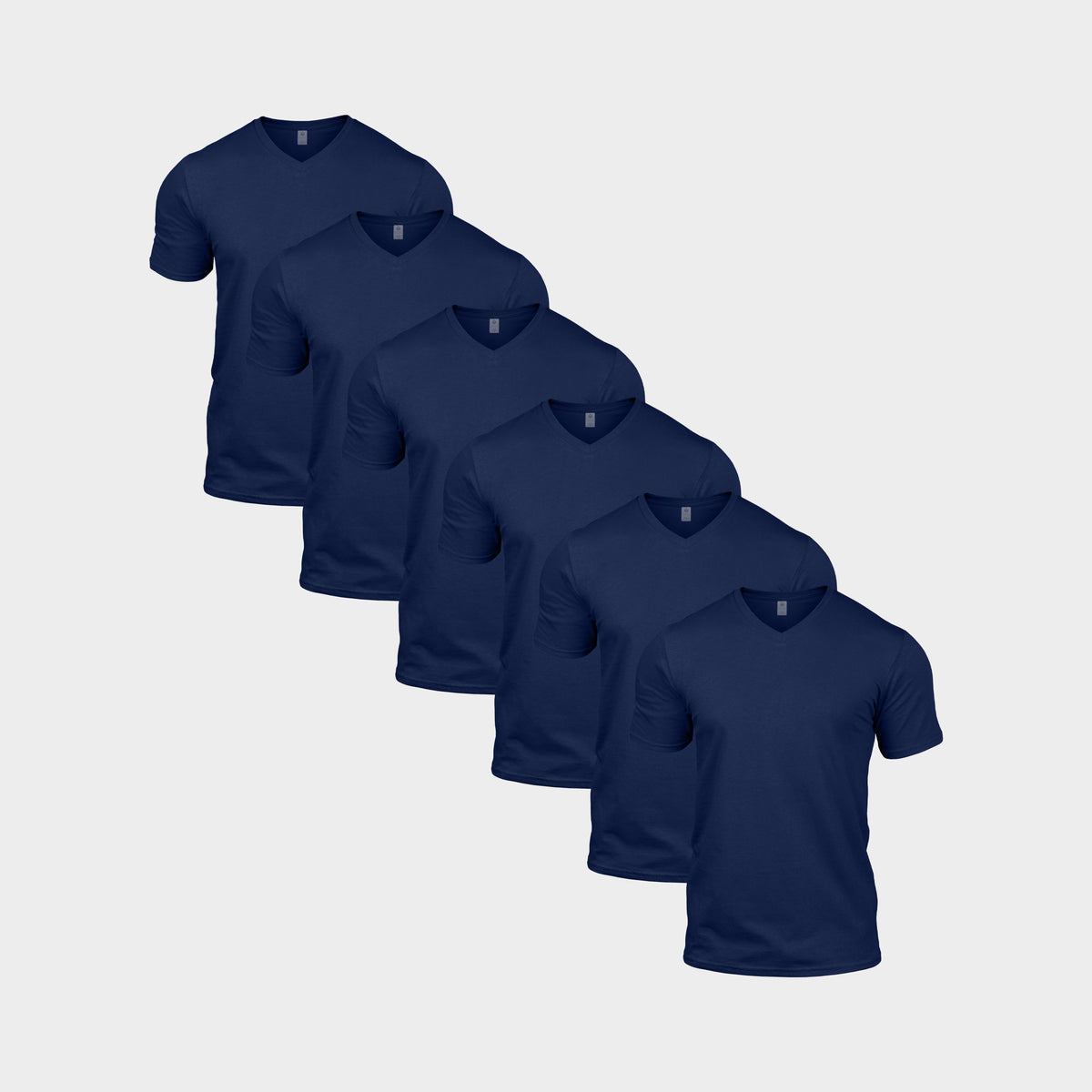 All Navy V-Neck 6 Pack