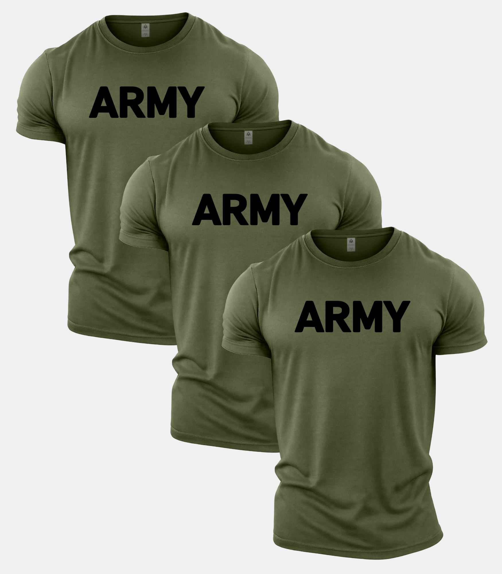 Army T-Shirt Green 3 Pack