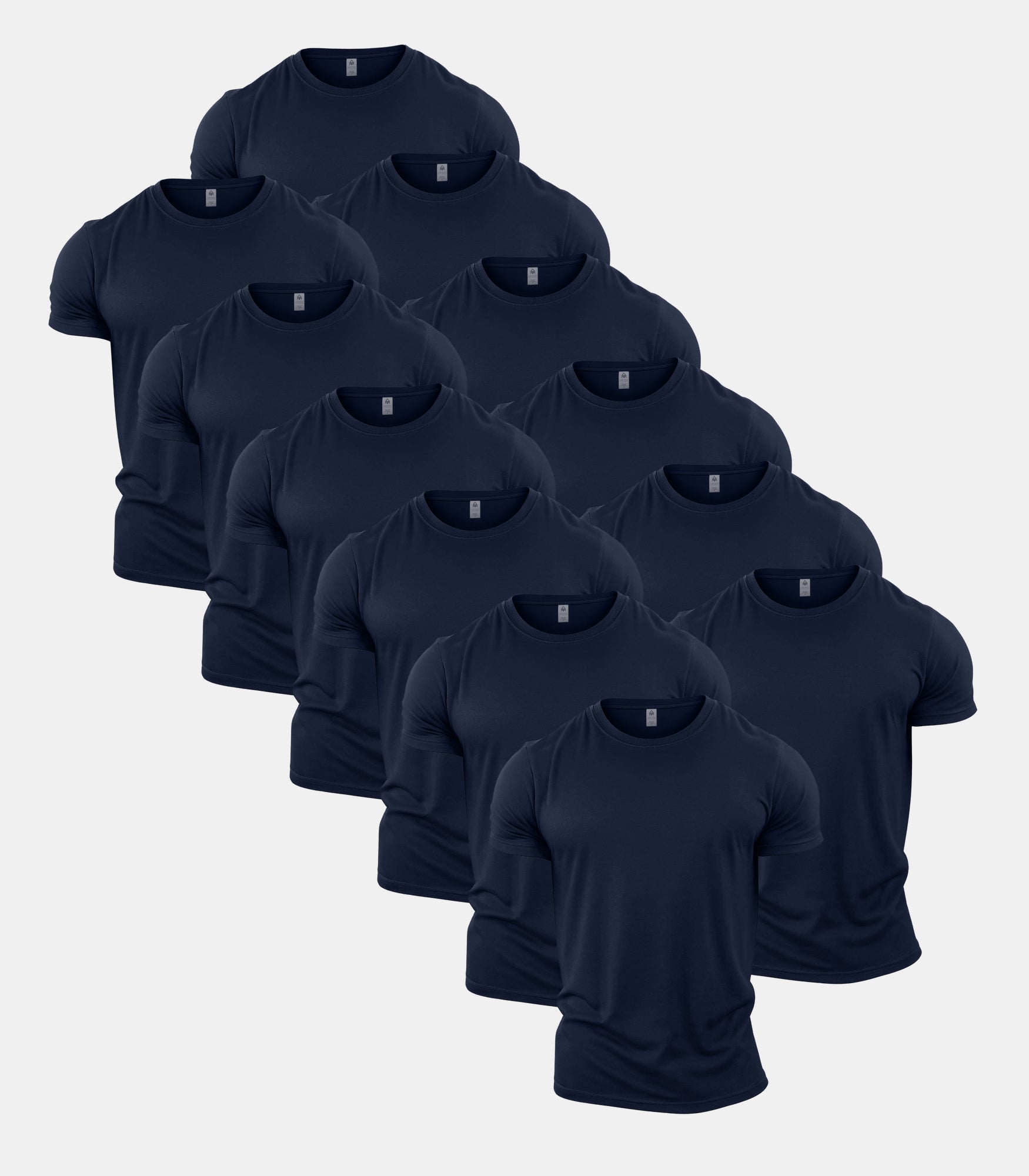 All Navy Crew Neck T-Shirt 12 Pack