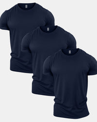 All Navy Crew Neck T-Shirt 3 Pack