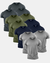 Essentials Crew Neck T-Shirt 12 Pack