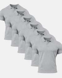 All Sport Grey Polo Shirt 6 Pack