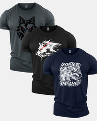 Gymtier Untamed T-Shirt 3 Pack