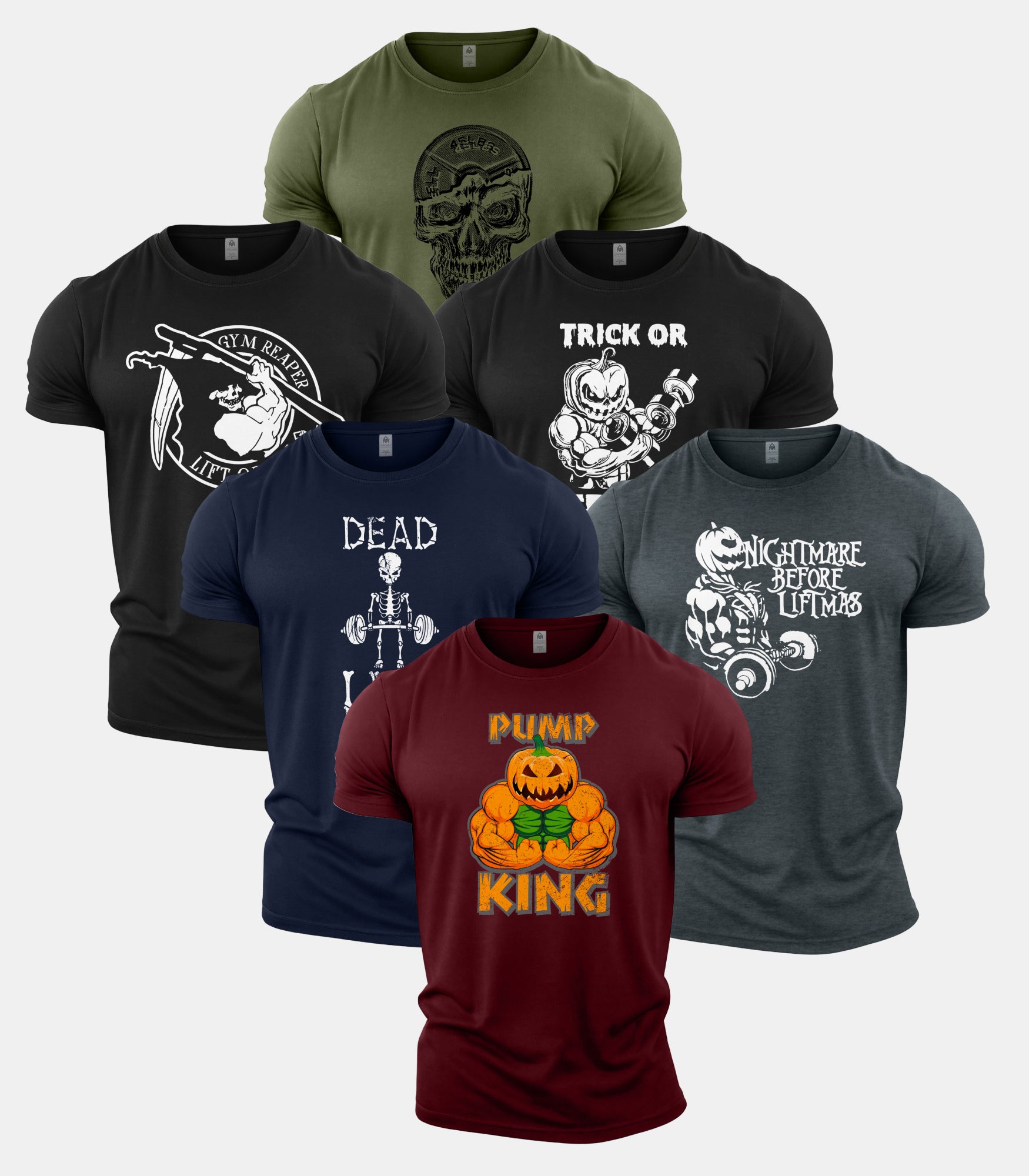 Halloween Gym T-Shirt 6 Pack