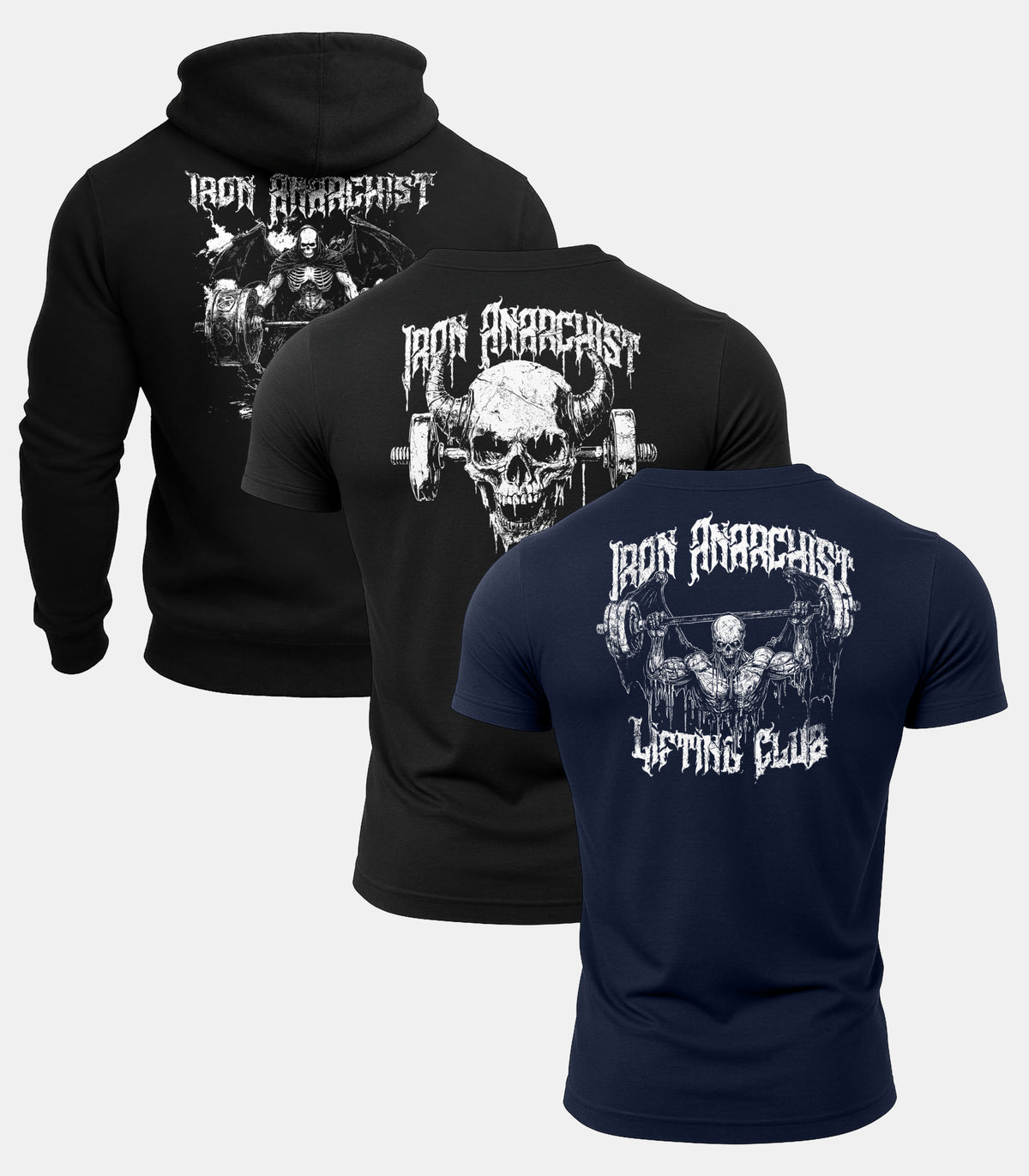 Iron Anarchist Hoodie & Tee 3 Pack