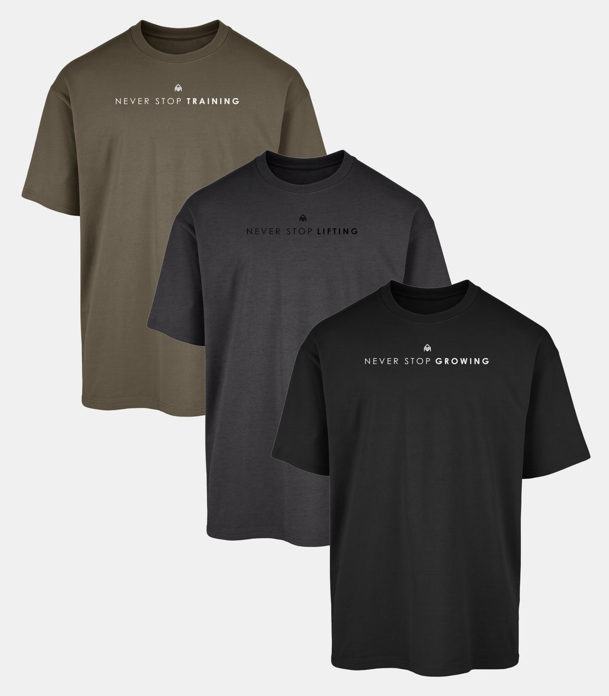 Never Stop Oversized 3 Pack