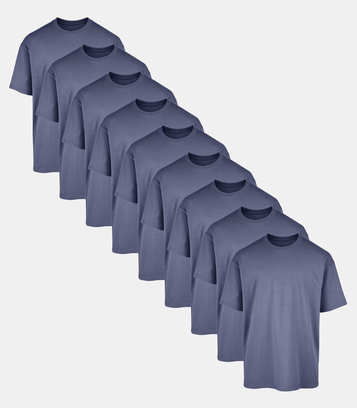 All Blue Oversized Tee 9 Pack