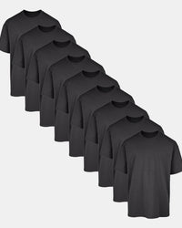 All Charcoal Oversized Tee 9 Pack