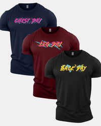 Retro Gym Day T-Shirt 3 Pack