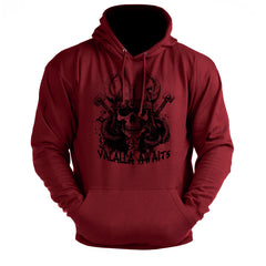 Sons Of Odin Valhalla Awaits - Gym Hoodie