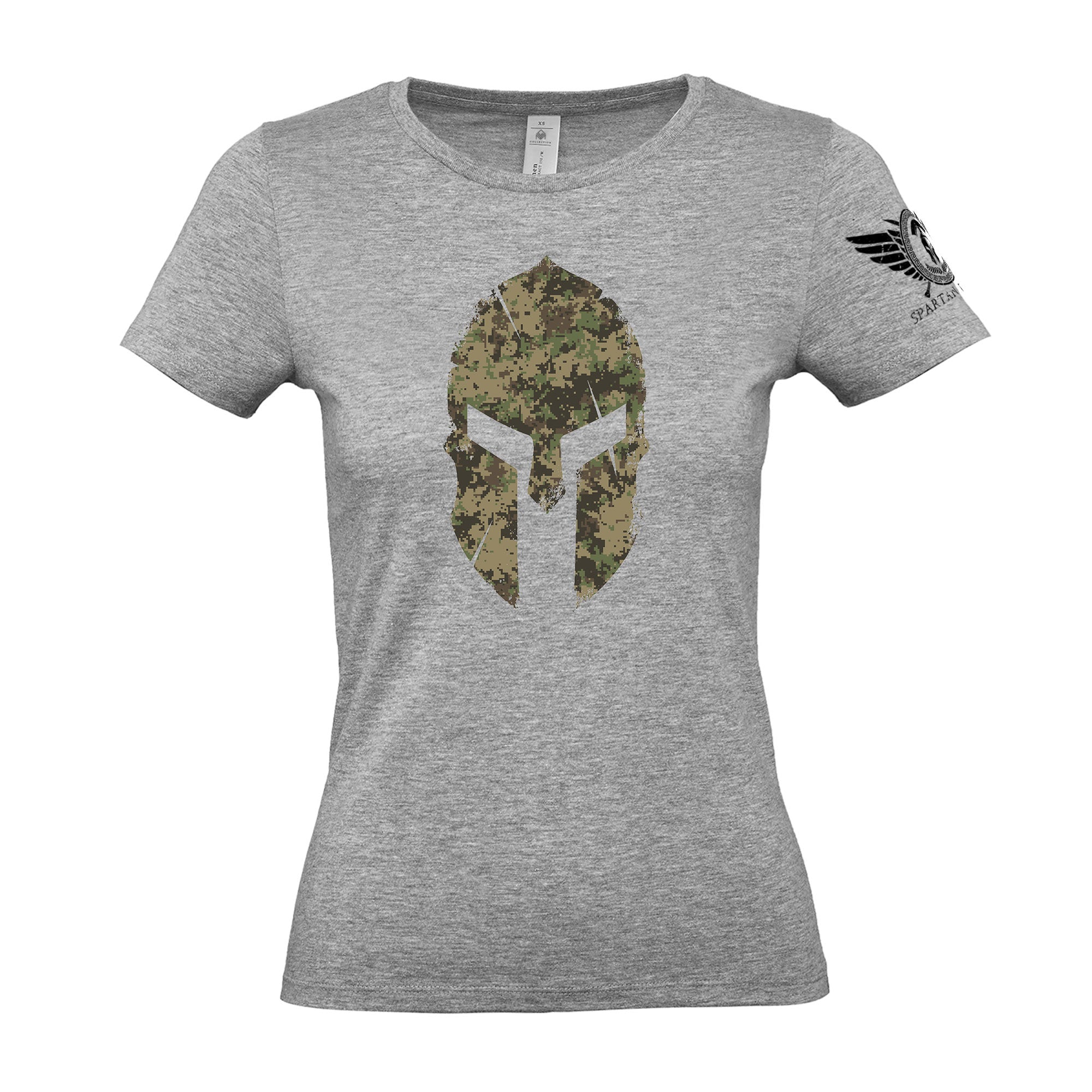 Spartan Forged Woodland Camo - Women's Gym T-Shirt