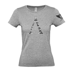 Spartan Forged Symbol Winter Camo - Women's Gym T-Shirt