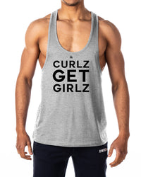 Curlz Get Girlz Mens Stringer Tank Top