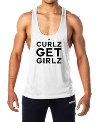 Curlz Get Girlz Mens Stringer Tank Top