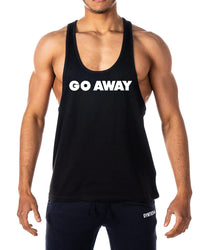 Go Away Mens Stringer Tank Top