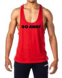 Go Away Mens Stringer Tank Top