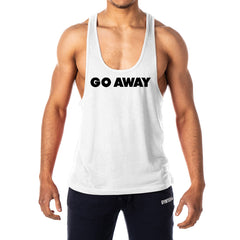 Go Away Mens Stringer Tank Top