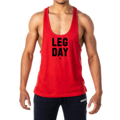 Leg Day Mens Stringer Tank Top