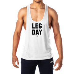 Leg Day Mens Stringer Tank Top