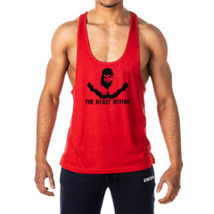 The Beast Within Mens Stringer Tank Top