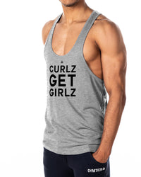 Curlz Get Girlz Mens Stringer Tank Top