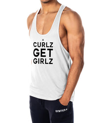 Curlz Get Girlz Mens Stringer Tank Top