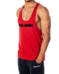 Go Away Mens Stringer Tank Top