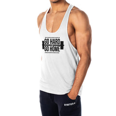 Go Hard Or Go Home Mens Stringer Tank Top