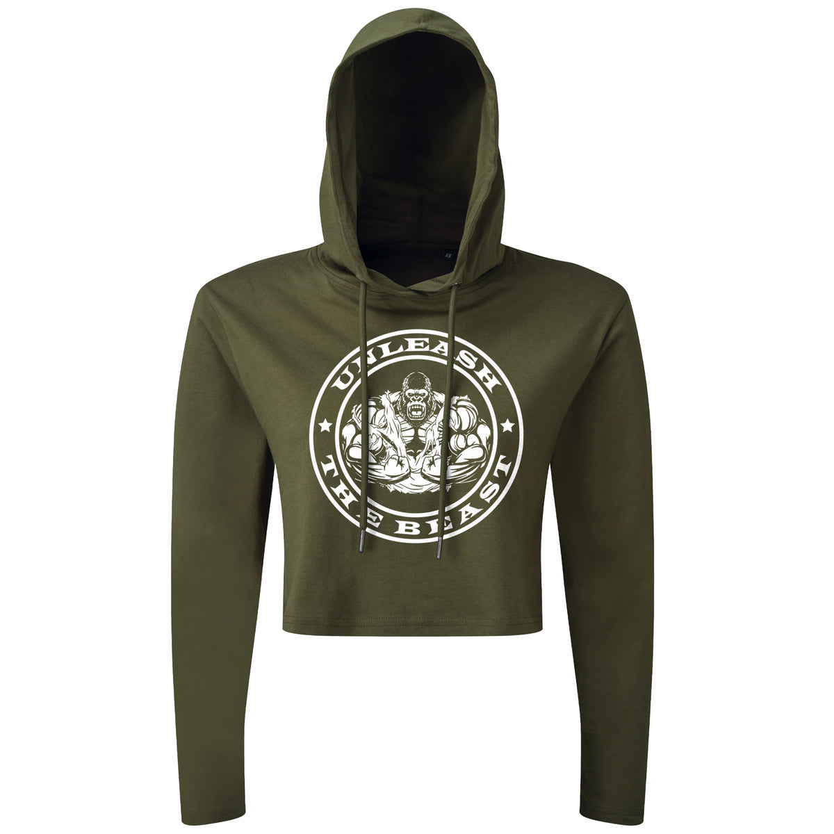 Unleash The Beast - Cropped Hoodie