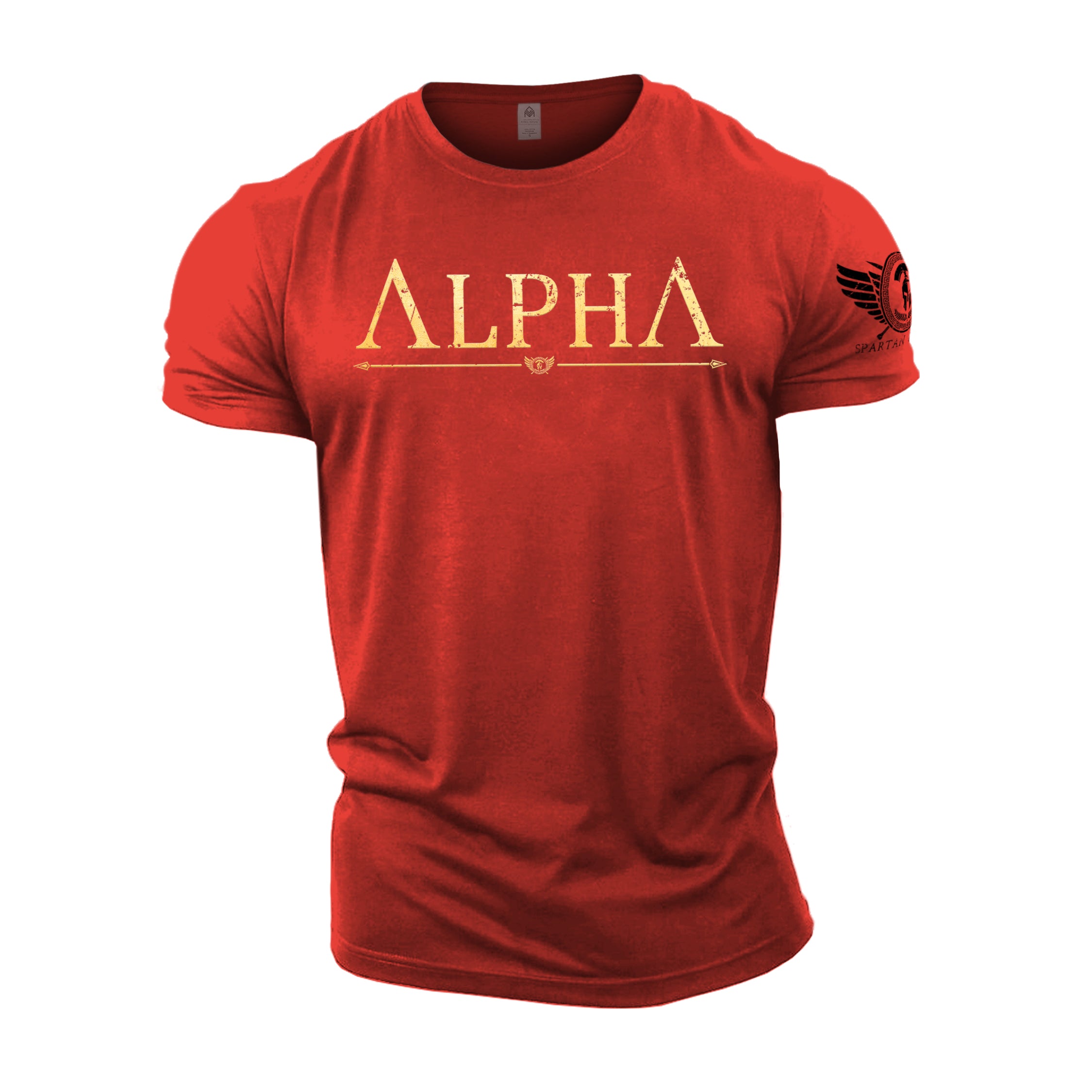 ALPHA Gold - Spartan Forged - Gym T-Shirt