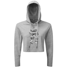 Spartan Helmet Winter Camo - Spartan Forged - Cropped Hoodie