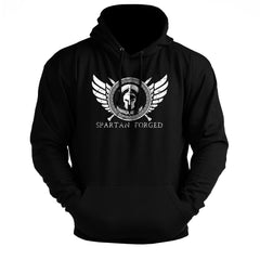 Spartan Forged Chest Emblem - Spartan Forged - Gym Hoodie