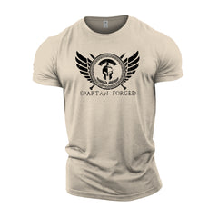 Spartan Forged Chest Emblem - Spartan Forged - Gym T-Shirt